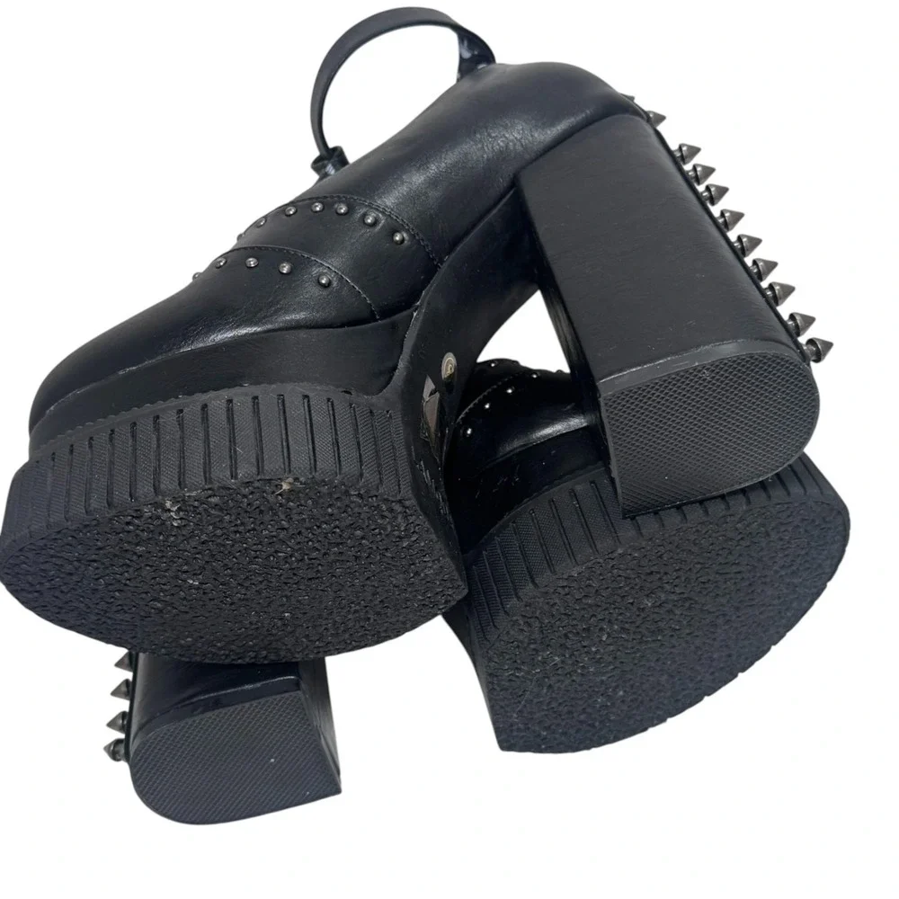 Lamoda she's so special SPIKED platform heels Dolls Kill Goth Edgy Sexy Size 8 - Picture 11 of 11